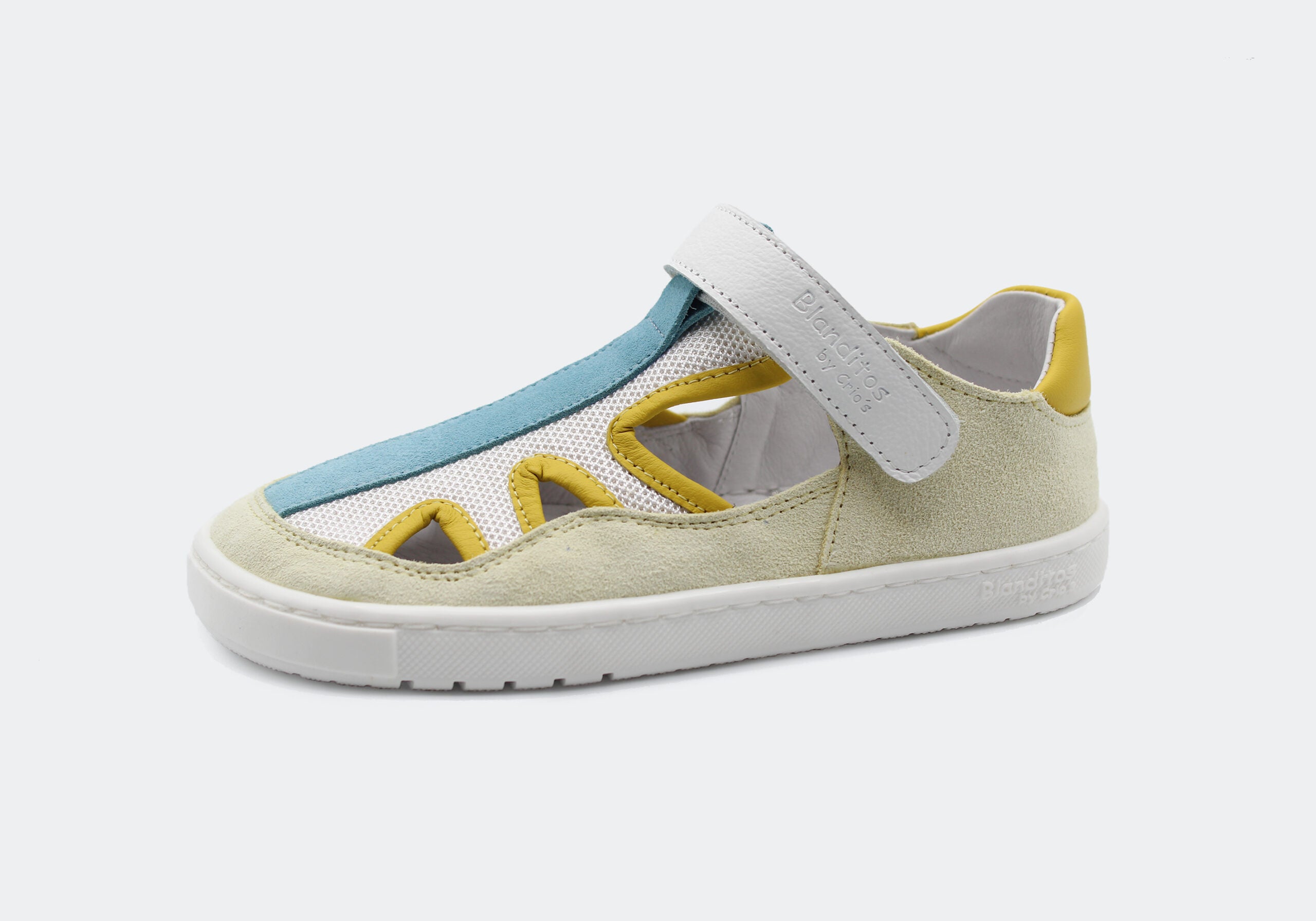 Sandalias que respetan los pies de los niños - Blanditos Abisal Amarillo