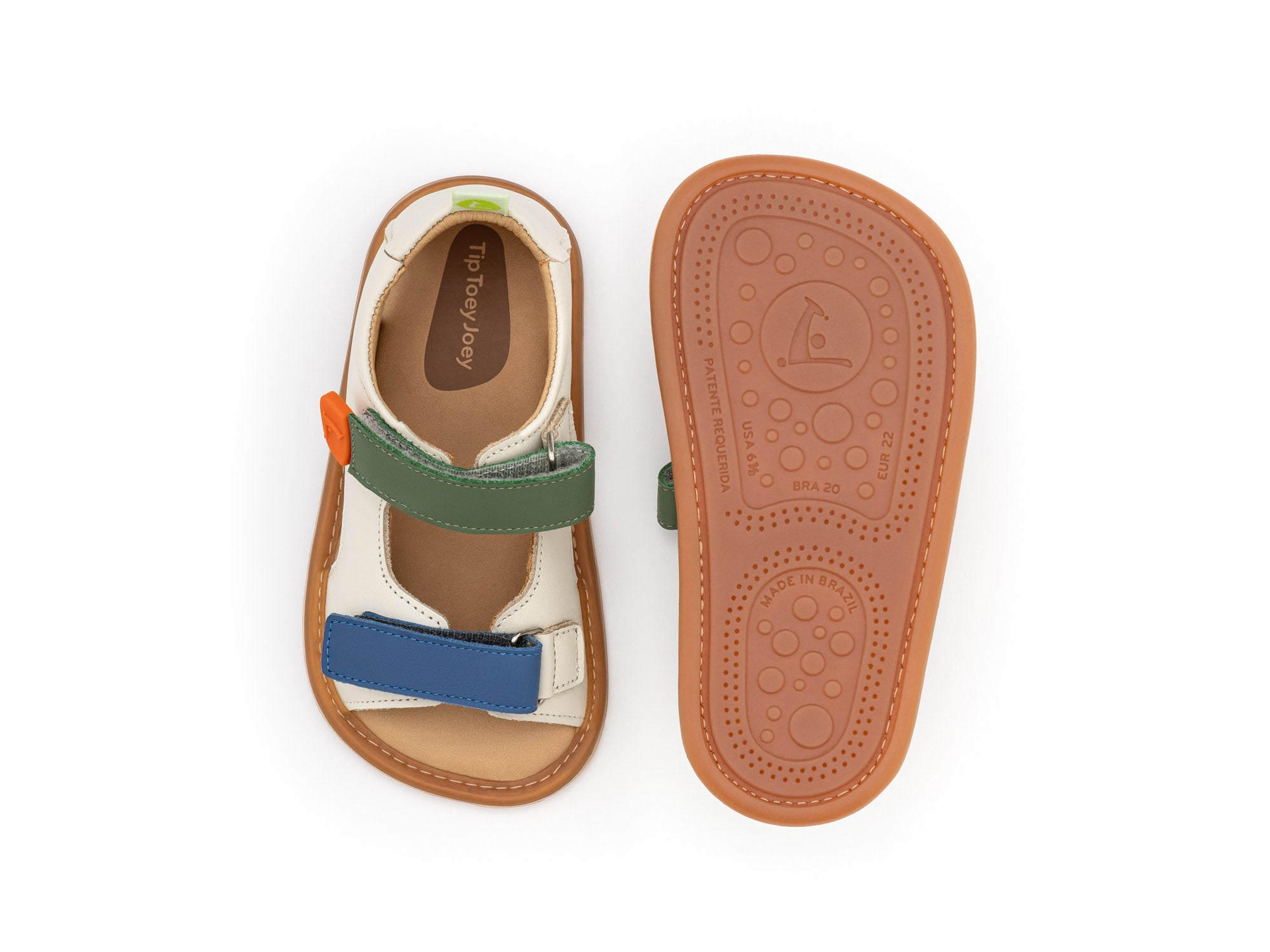 Sandalias para niños TIP TOEY JOEY - Explore Tapioca Blue Tang