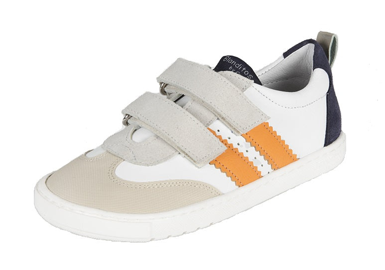 Zapatillas deportivas que respetan los pies de los niños - Blanditos Marea Naranja