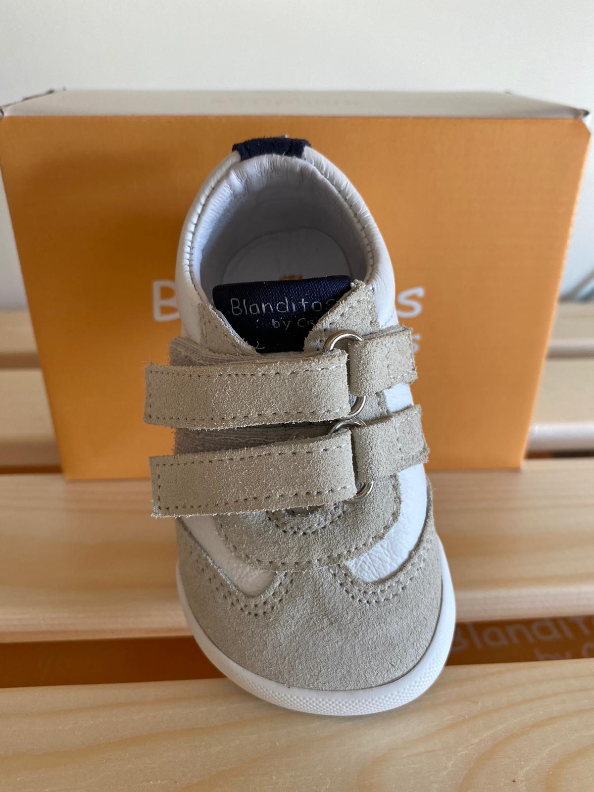 Zapatillas deportivas que respetan los pies de los niños - Blanditos Milán Naranja