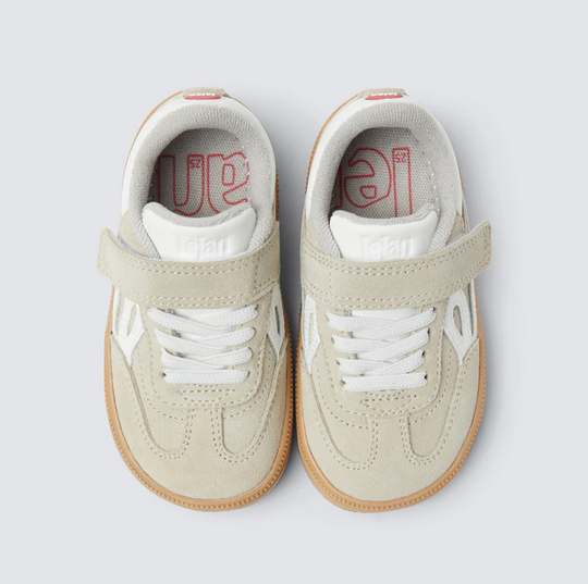 Zapatillas cómodas para los pies de los niños - Lejan One Beige
