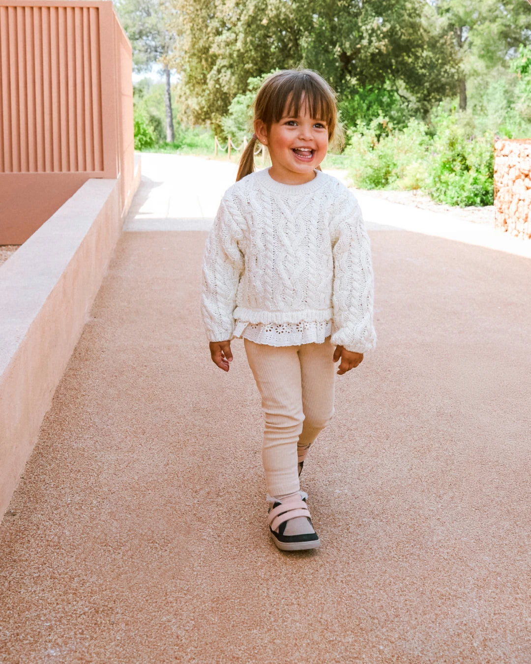 Zapatillas descalzas para niños - Muris Petra Mini Denim Blue