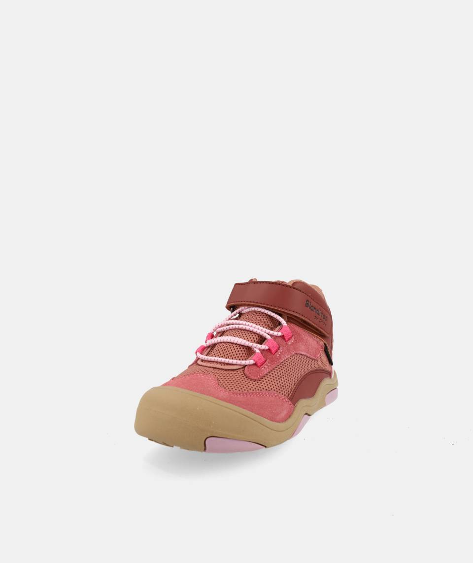 Botas veganas impermeables que respetan los pies de los niños - Blanditos Hera Rosa