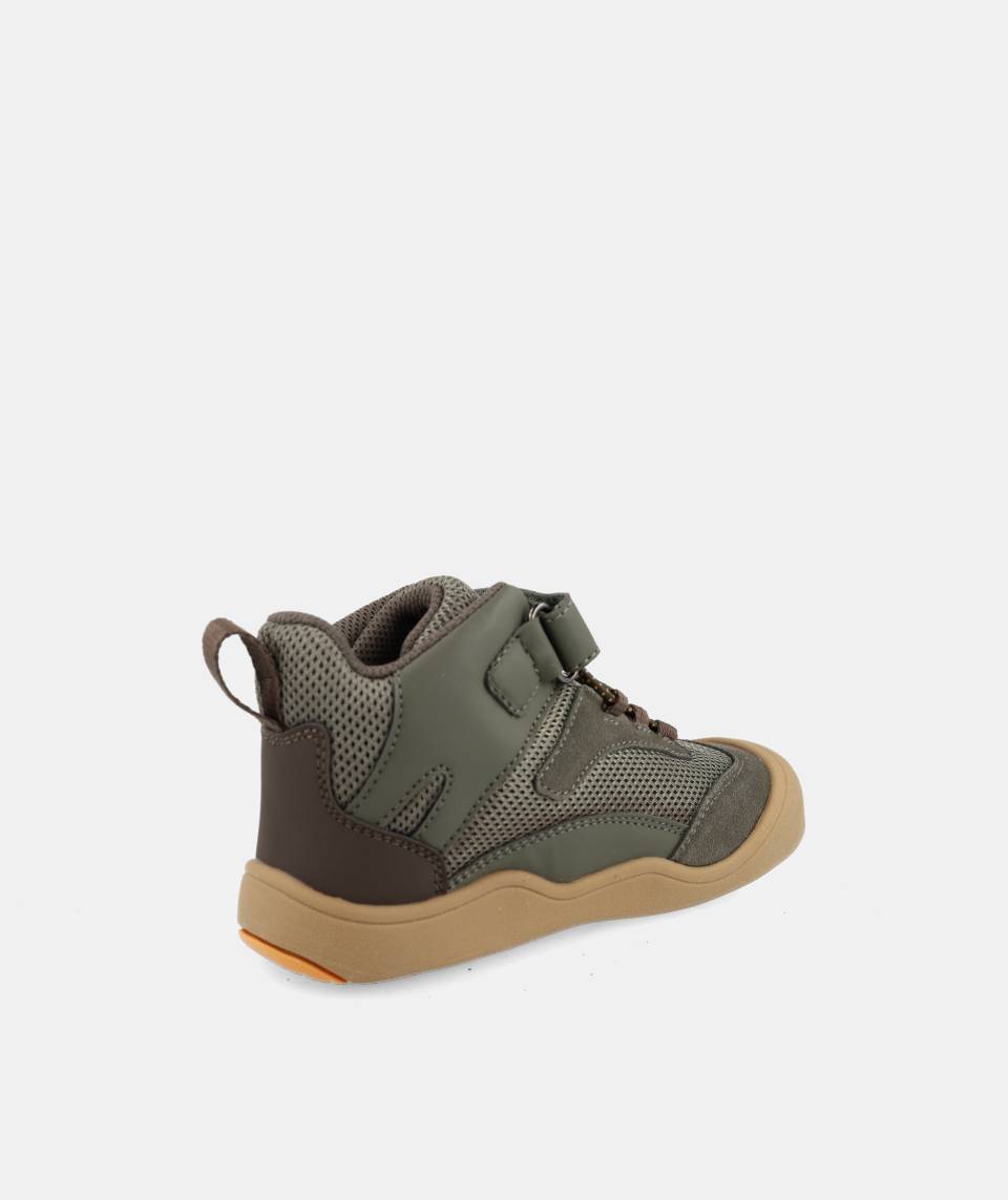 Botas veganas impermeables que respetan los pies de los niños - Blanditos Hera Verde