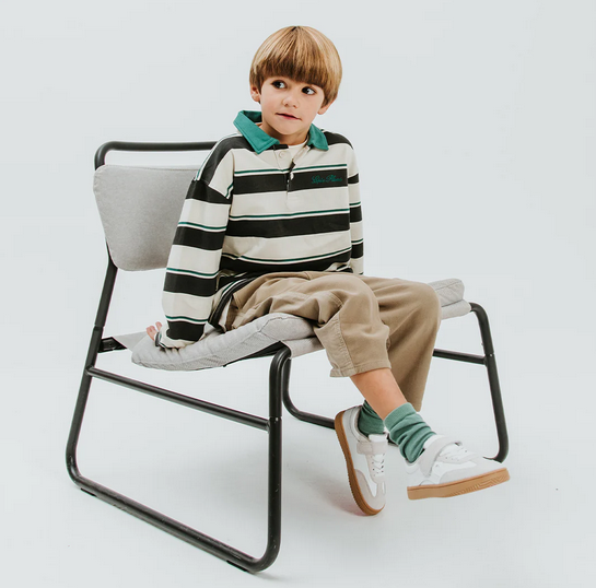 Zapatillas que respetan los pies de los niños - Lejan One White