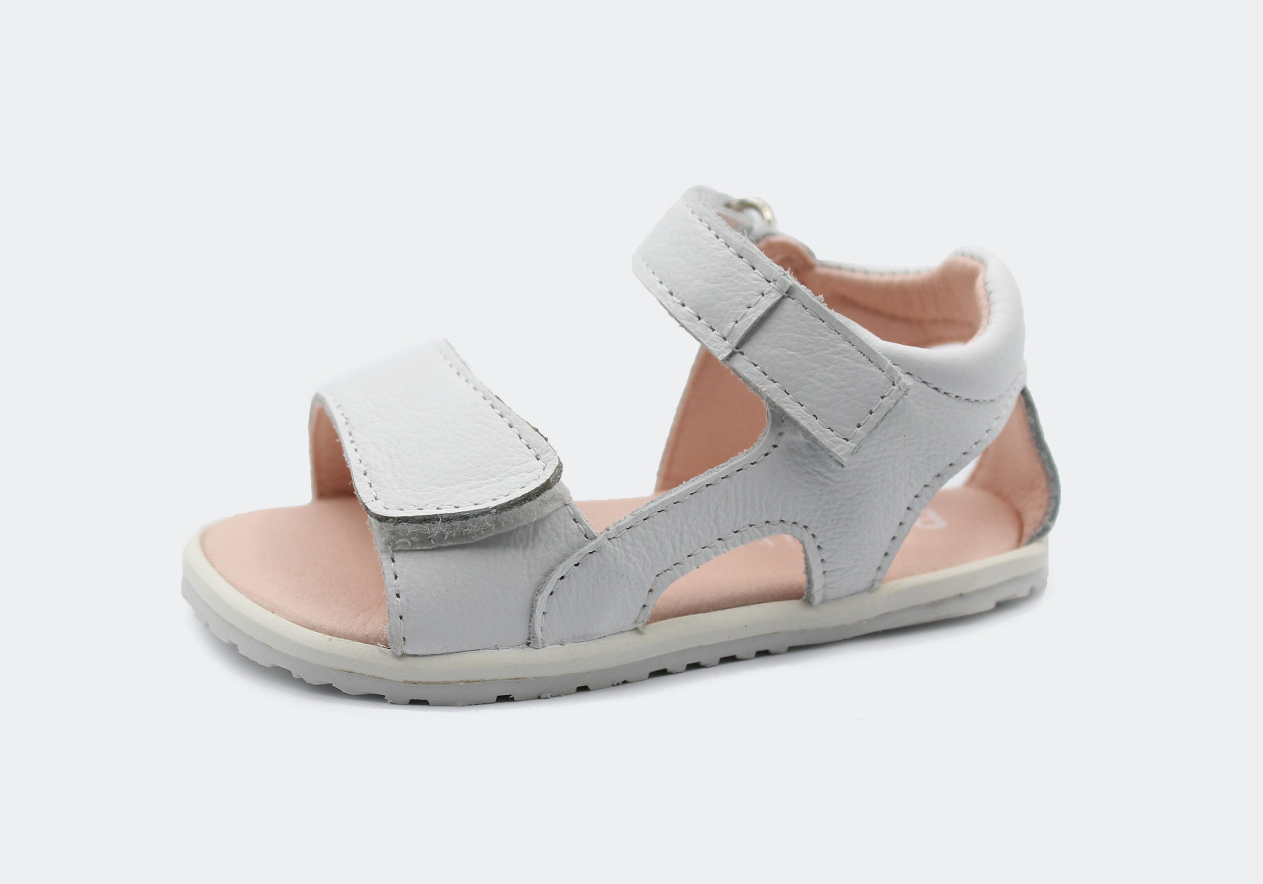 Sandalias que respetan los pies de los niños - Blanditos Caribe Blanco
