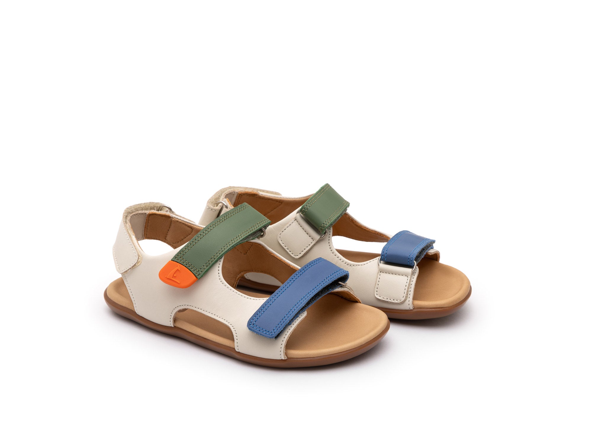 TIP TOEY JOEY - EXPLORER Sandalias Tapioca Blue Tang para niños, aptas para los pies