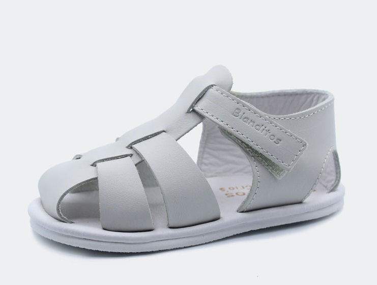 Sandalias que respetan los pies de los niños - Blanditos Cielo Cinza