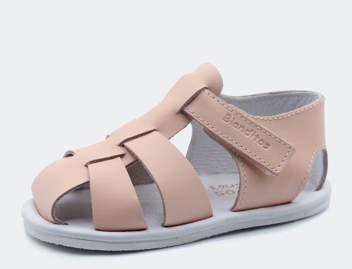 Sandalias que respetan los pies de los niños - Blanditos Cielo Rosa Baby