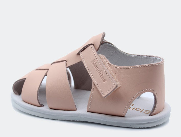 Sandalias que respetan los pies de los niños - Blanditos Cielo Rosa Baby