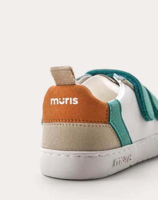 Zapatos descalzos para niños - Muris Petra Junior Azul Turquesa
