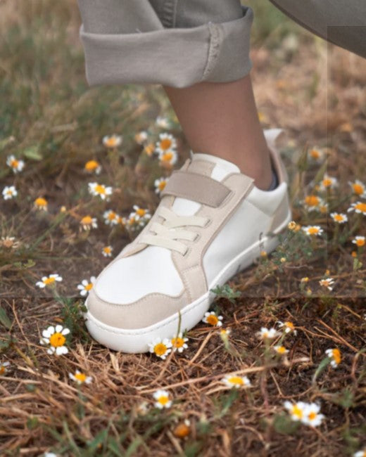 Zapatillas deportivas para niños Barefoot - Muris Lyon Junior Taupe