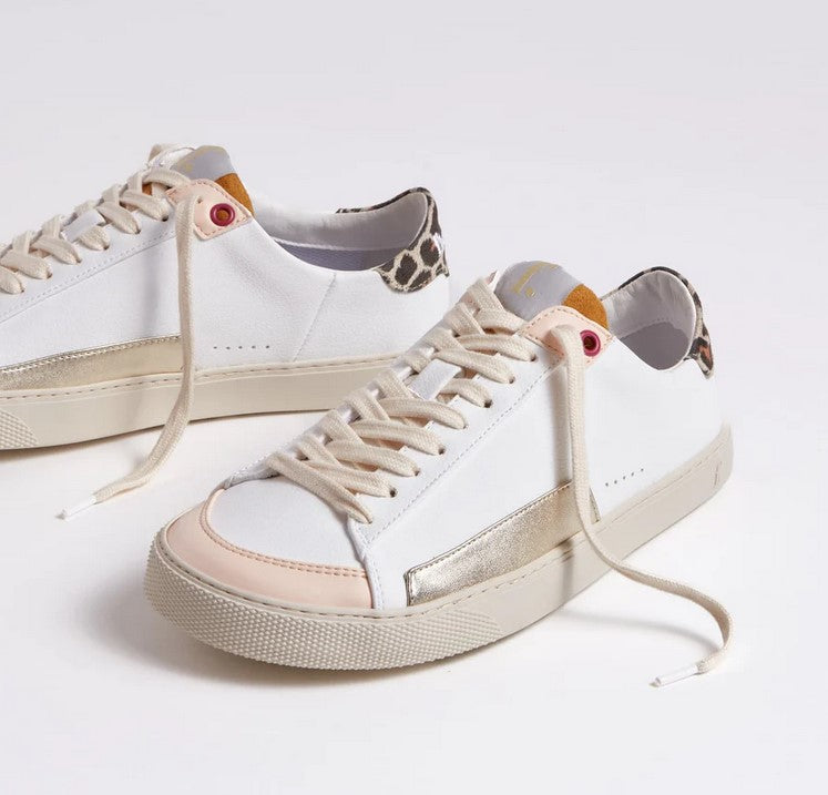 Zapatos deportivos descalzos para adultos - MyFleeters Peach Leopard