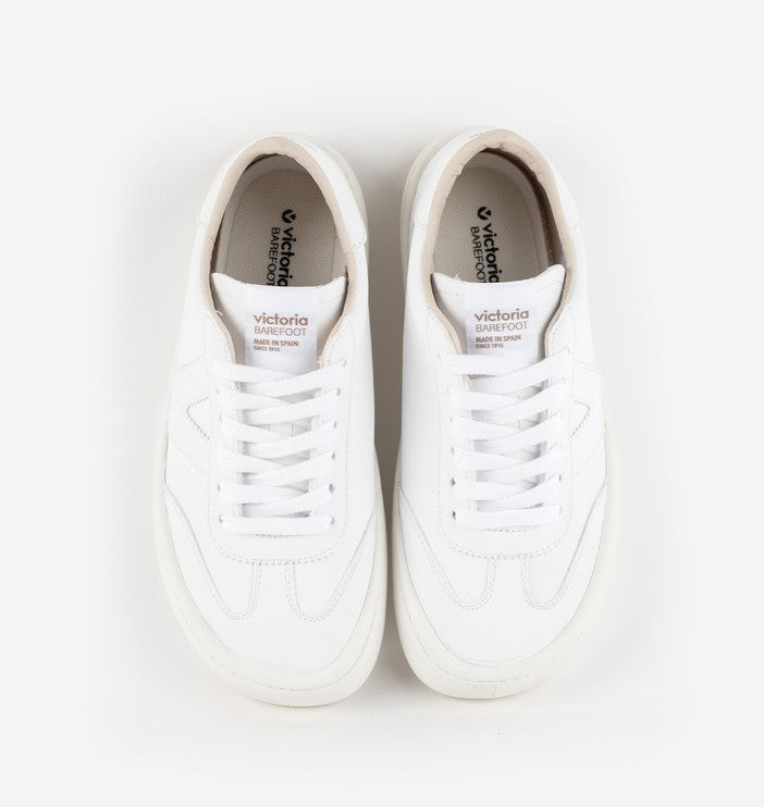Zapatillas descalzas para adultos de piel y ante - Victoria Olmo Blanco