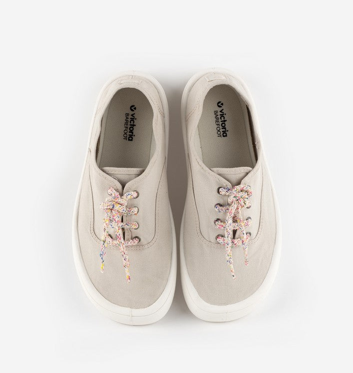 Zapatillas de Lona Descalzas para Adulto - Victoria Olmo Hielo