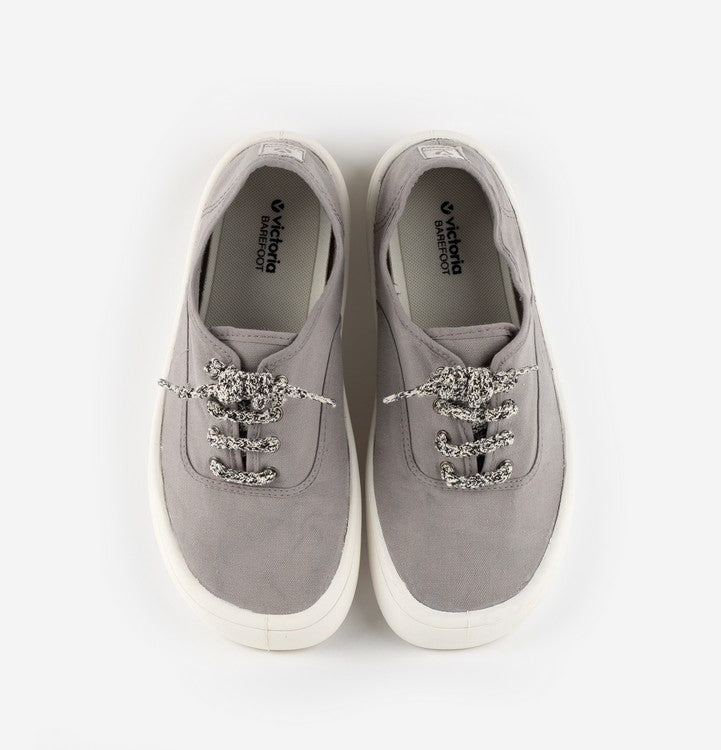 Zapatillas de Lona Descalzas para Adulto - Victoria Olmo Gris