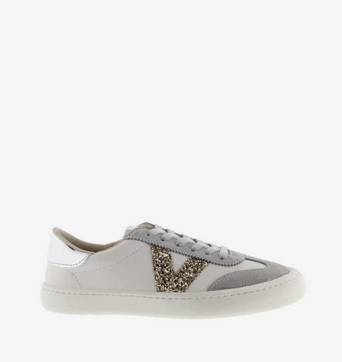 Zapatillas descalzas para adultos de piel y ante - Victoria Olmo Gris (Brillante)