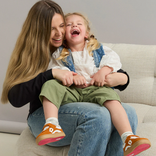 Zapatillas cómodas para los pies de los niños - Lejan One Orange