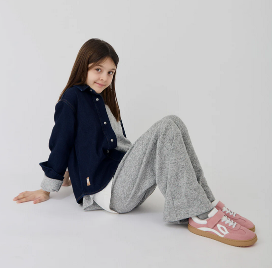 Zapatillas cómodas para los pies de los niños - Lejan One Pink