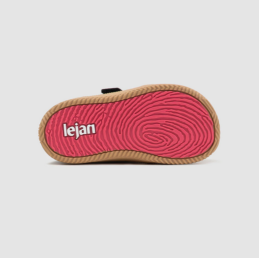 Zapatillas cómodas para los pies de los niños - Lejan One Black