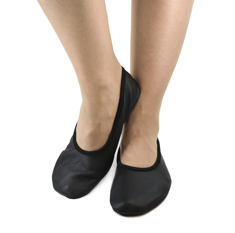 Zapatillas de gimnasia descalzas - Negras - Adulto