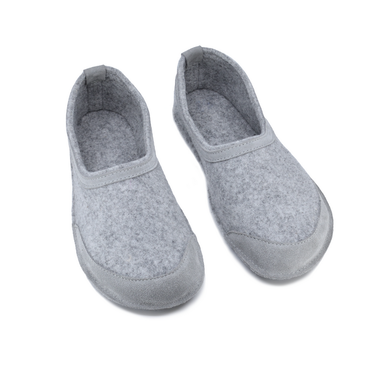 Zapatillas cómodas para pies de adulto en color gris - Omaking