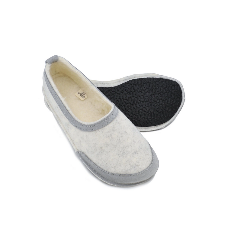 Zapatillas cómodas para pies de adulto en color blanco - Omaking