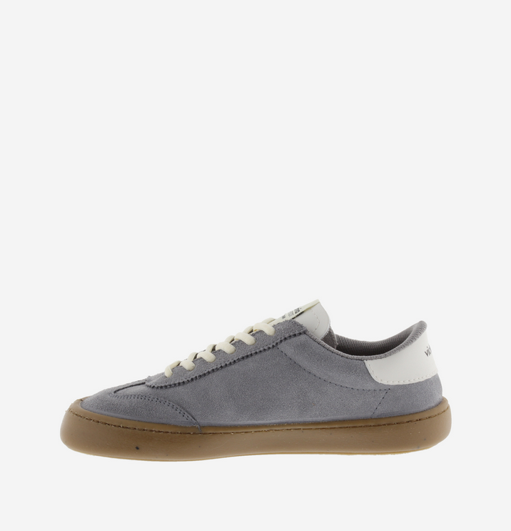 Zapatillas Descalzas Adulto Piel y Ante - Victoria Olmo Serraje Gris