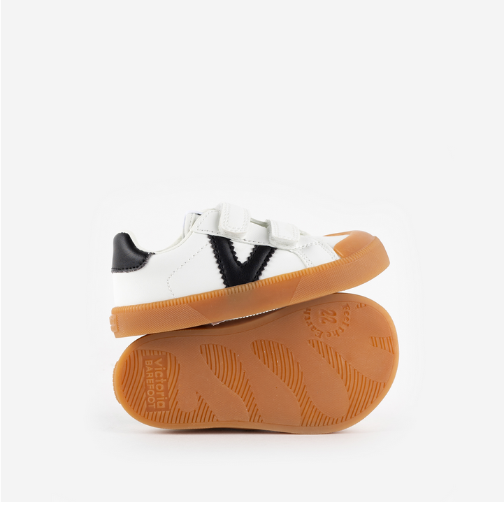 Zapatillas cómodas para los pies para niños Oliver Efecto Blanco - Victoria