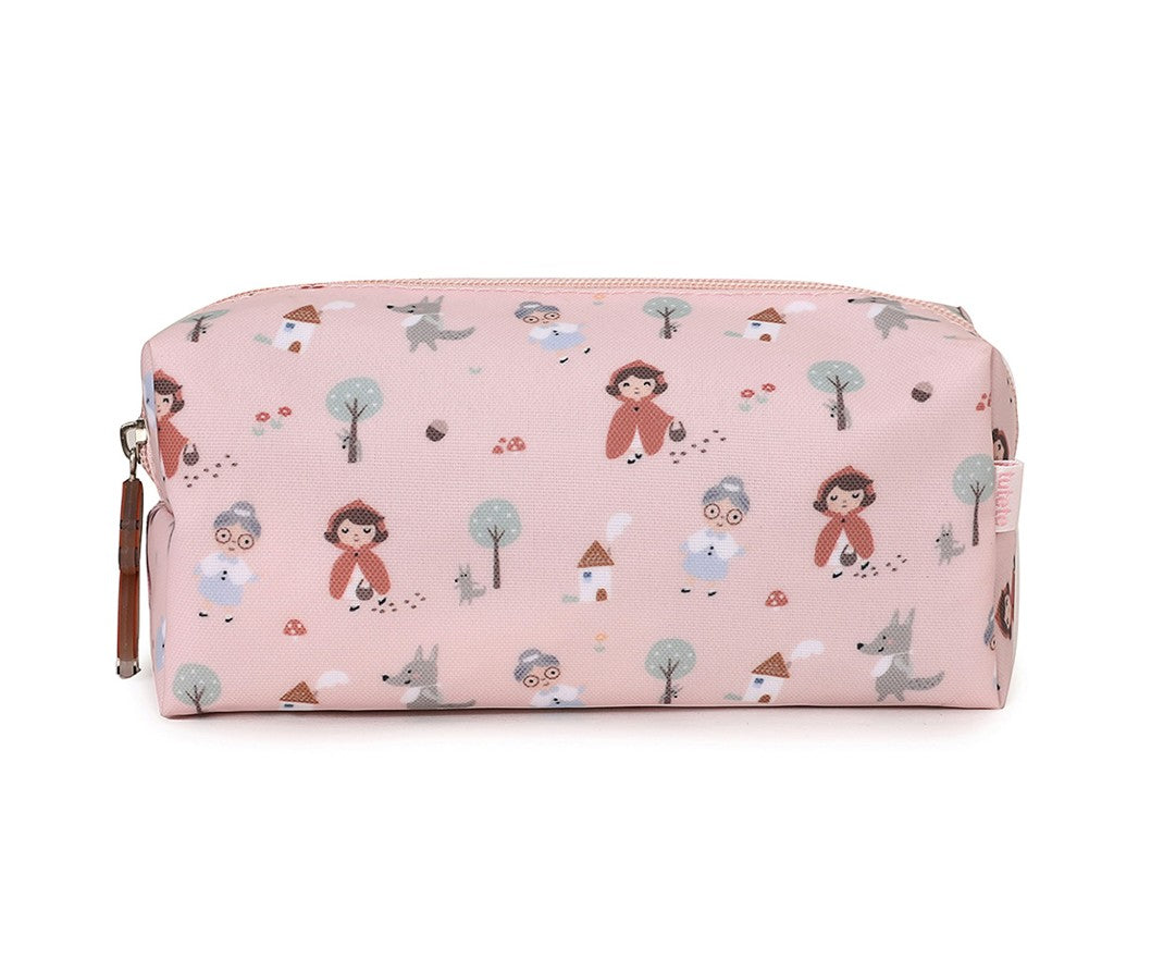 Estuche para lápices rojo pequeño
