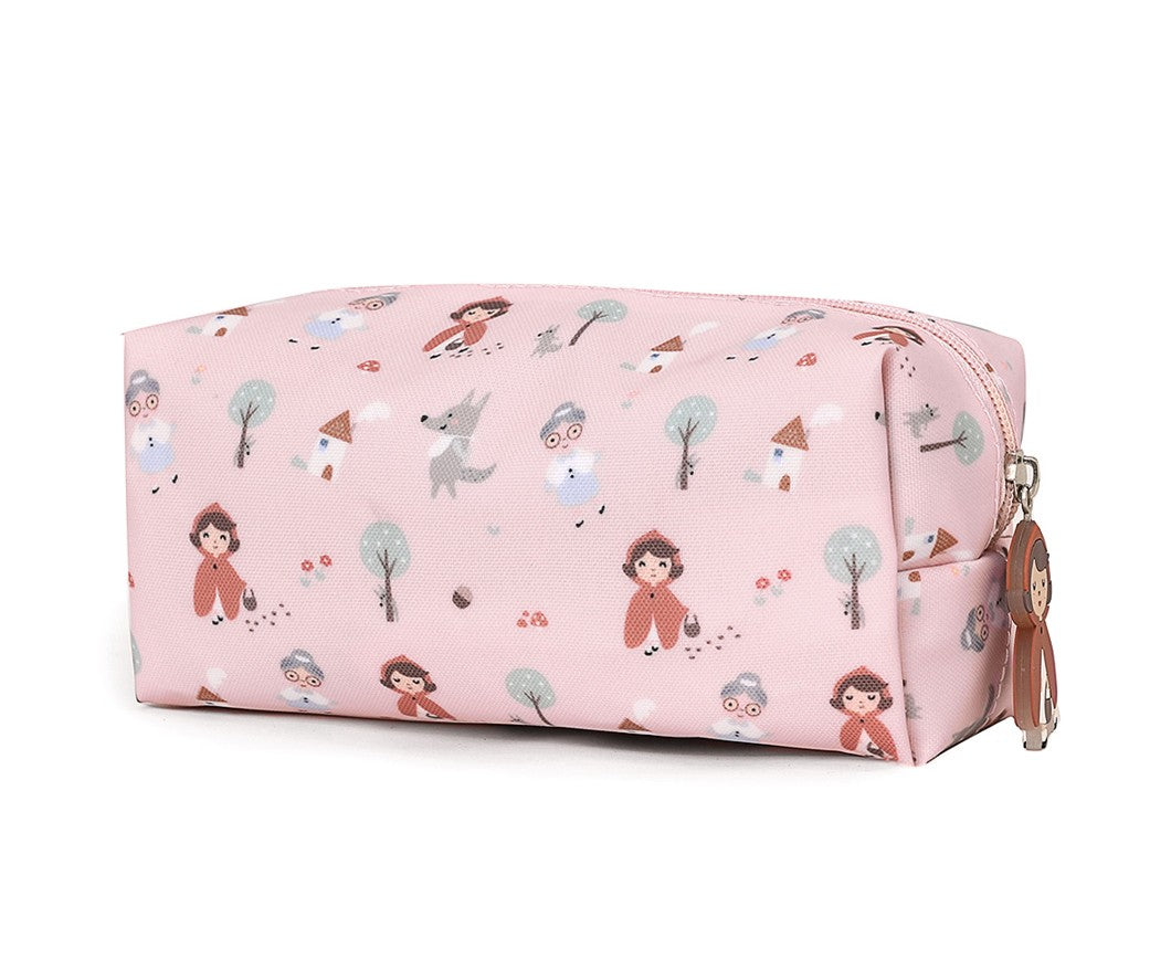 Estuche para lápices rojo pequeño