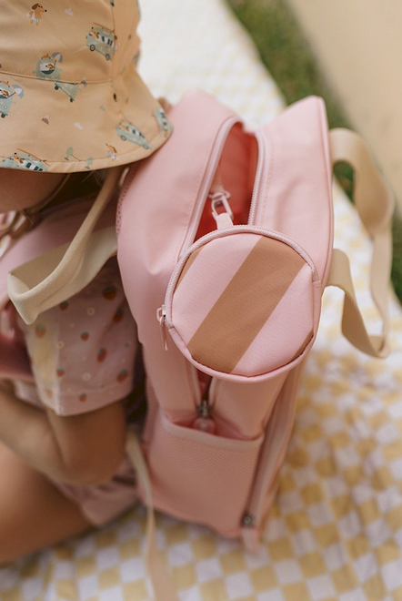 Mochila rosa con rayas Scout - Monnëka
