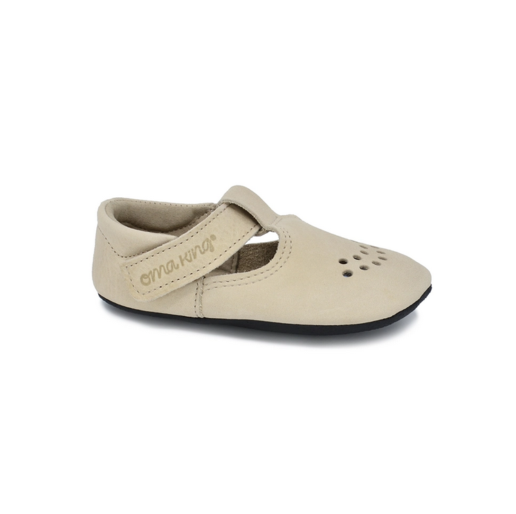 Zapatos descalzos para bebé Mutsu beige - Omaking