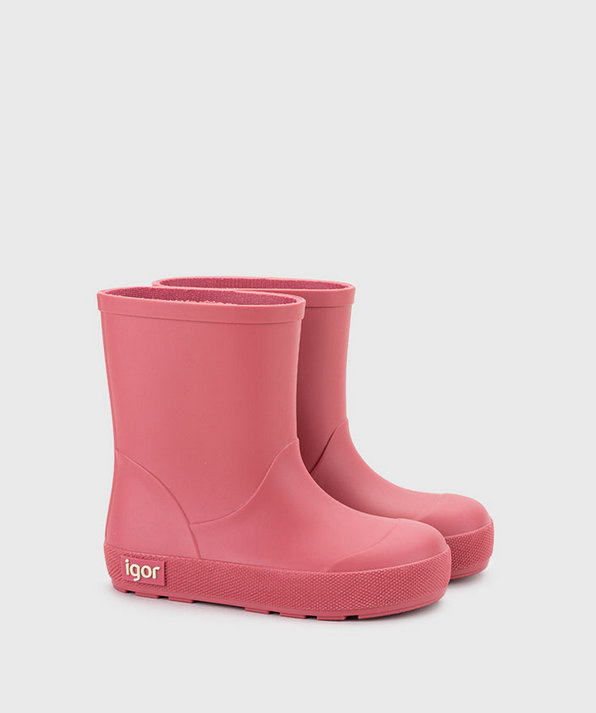 Botas impermeables que respetan los pies de los niños - Igor Yogi Frambuesa