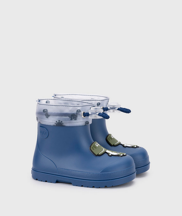 Botas impermeables que respetan los pies de los niños - Igor Mendi Dino Jeans