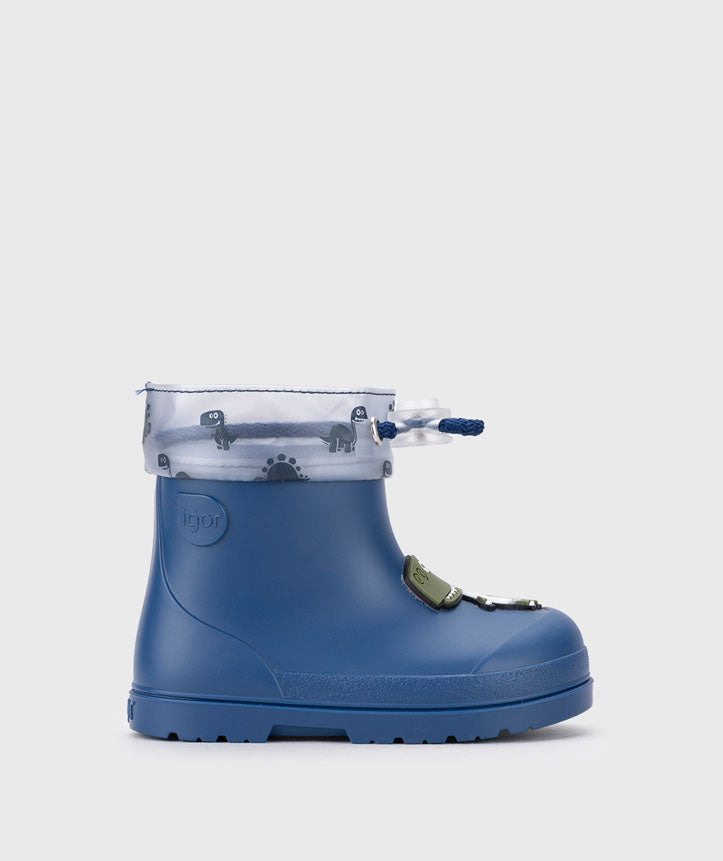 Botas impermeables que respetan los pies de los niños - Igor Mendi Dino Jeans