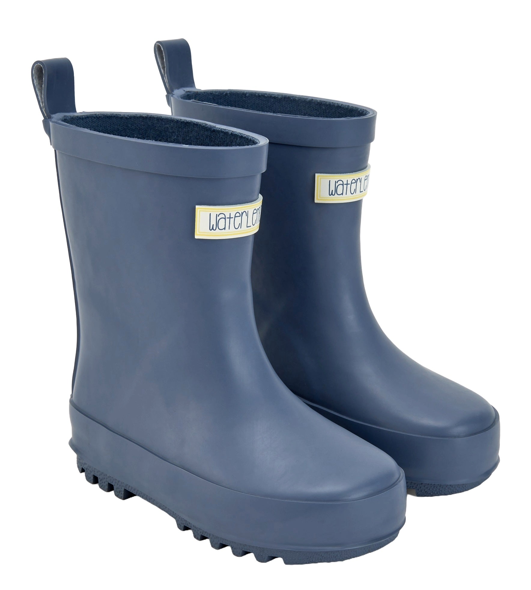 Botas impermeables que respetan los pies de los niños - WaterLemon Azul Marino