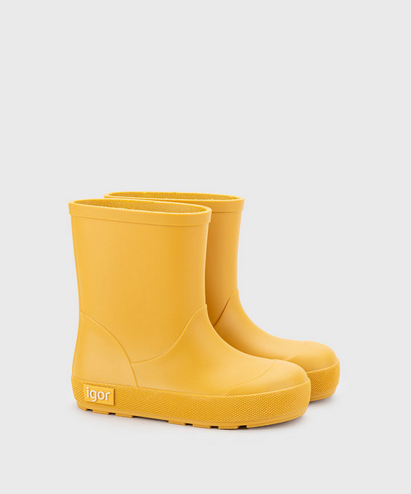 Botas impermeables que respetan los pies de los niños - Igor Yogi Amarillo
