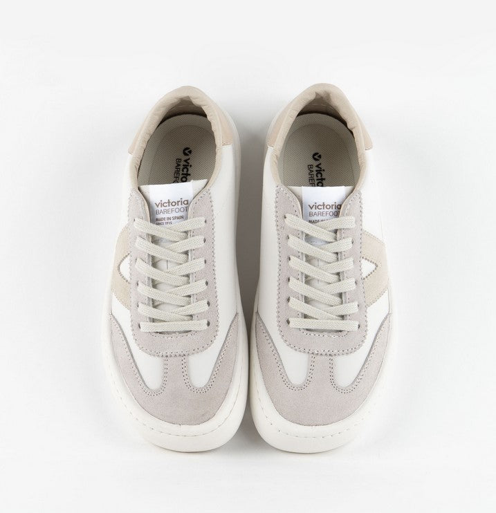 Zapatillas Descalzas Adulto Piel y Ante - Victoria Olmo Hielo