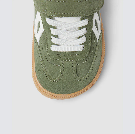 Zapatillas cómodas para los pies de los niños - Lejan One Kaki
