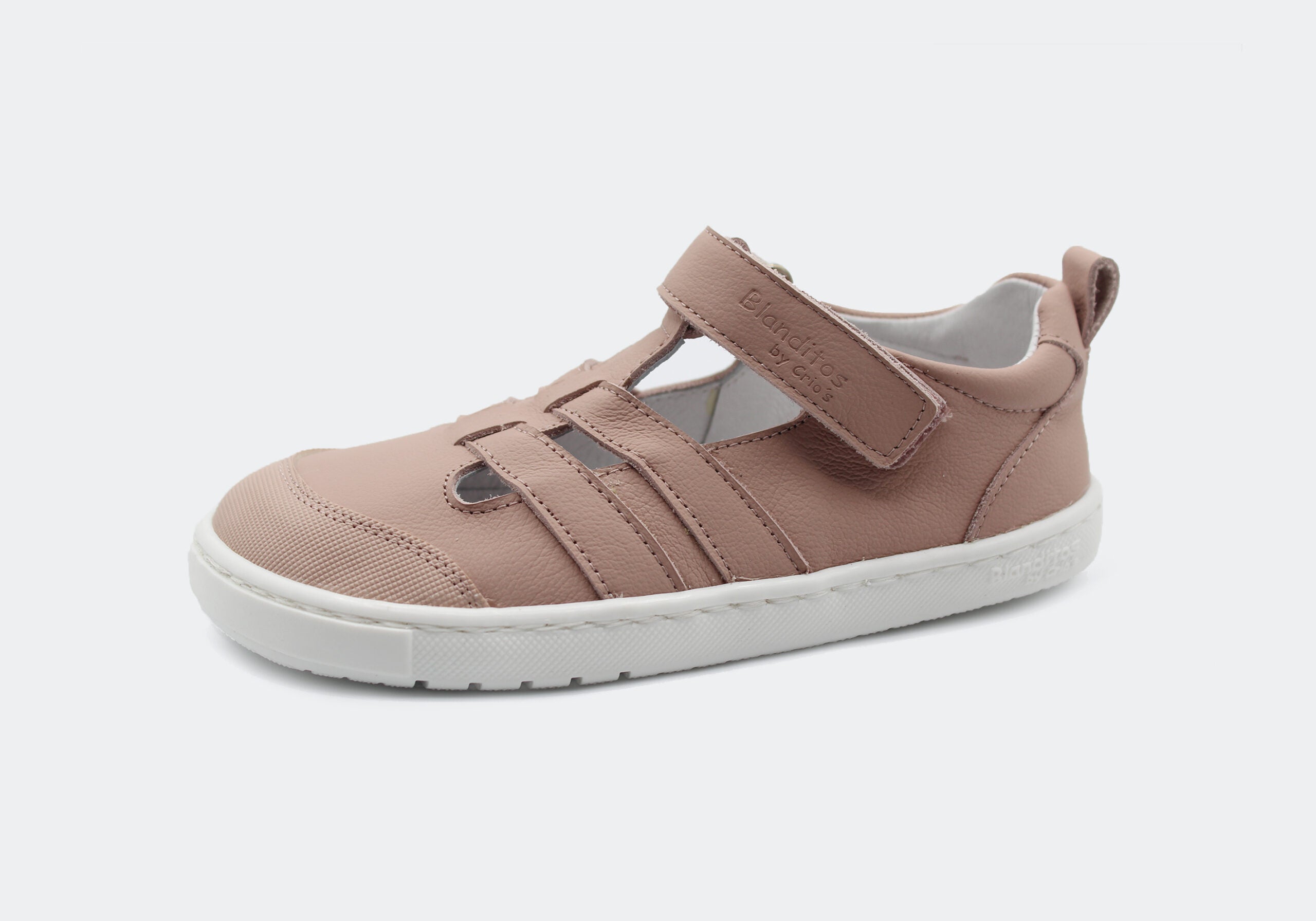 Sandalias que respetan los pies de los niños - Blanditos Milos Rosa
