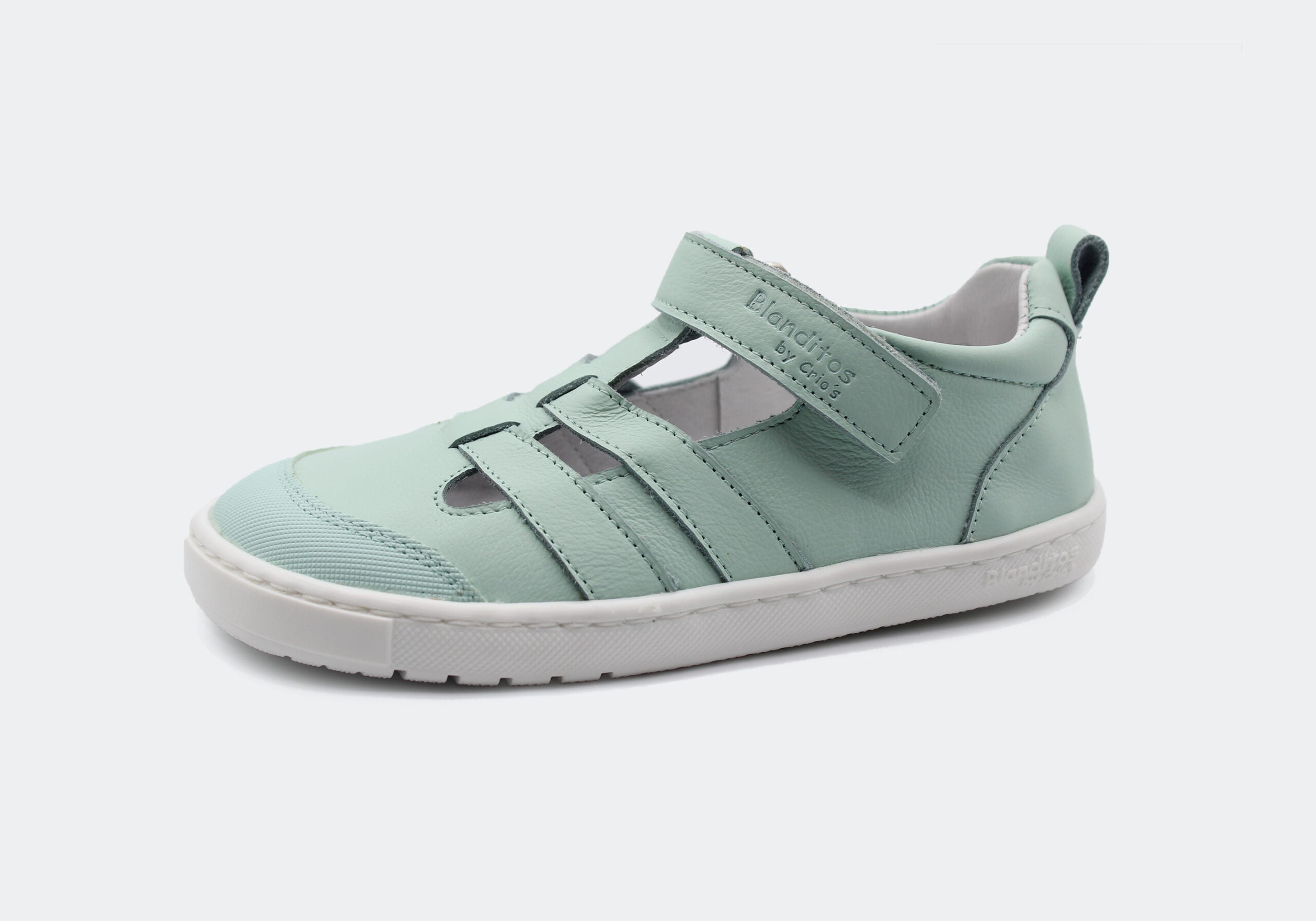 Sandalias que respetan los pies de los niños - Blanditos Milos Green