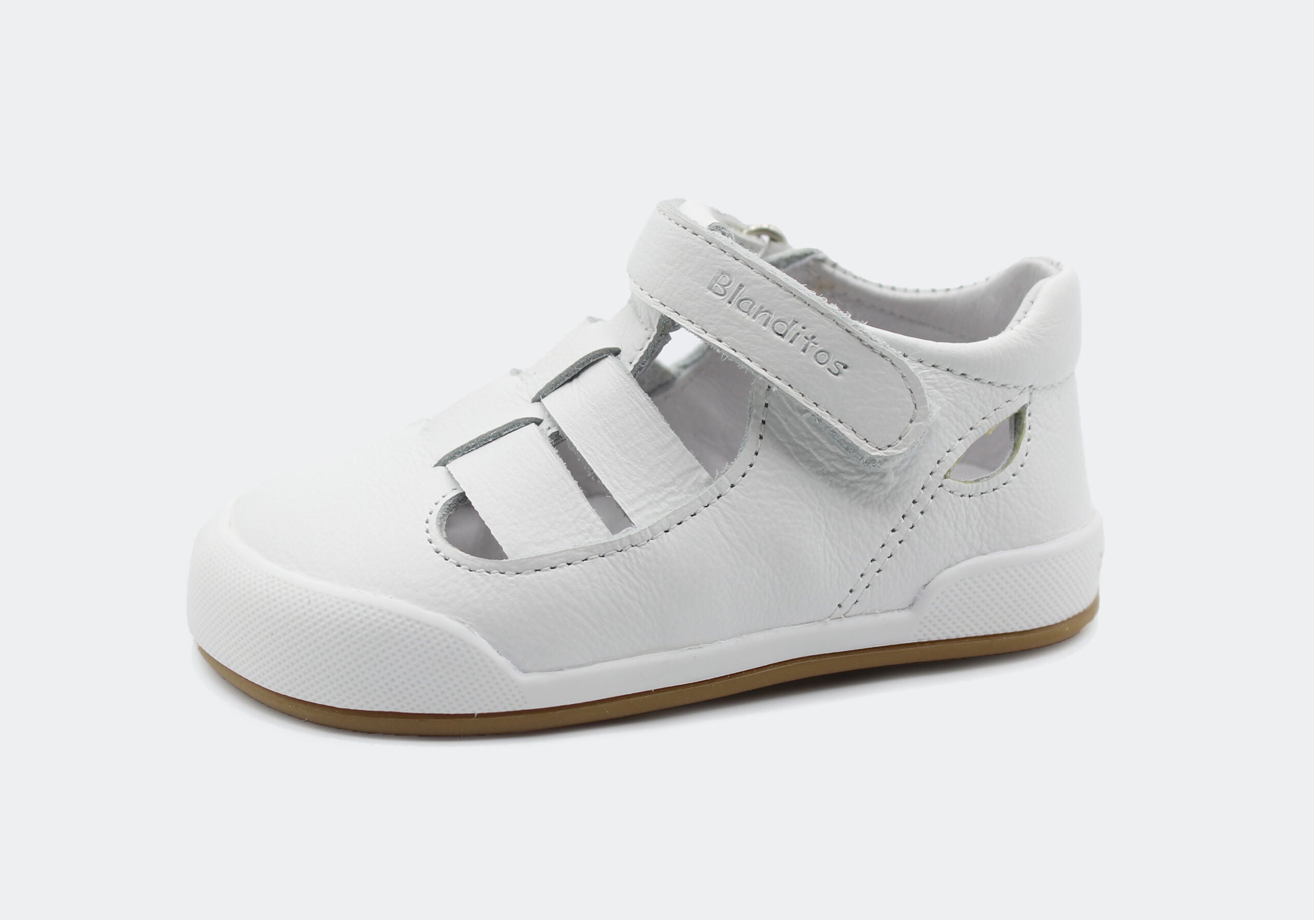 Sandalias que respetan los pies de los niños - Blanditos Oceano Branco