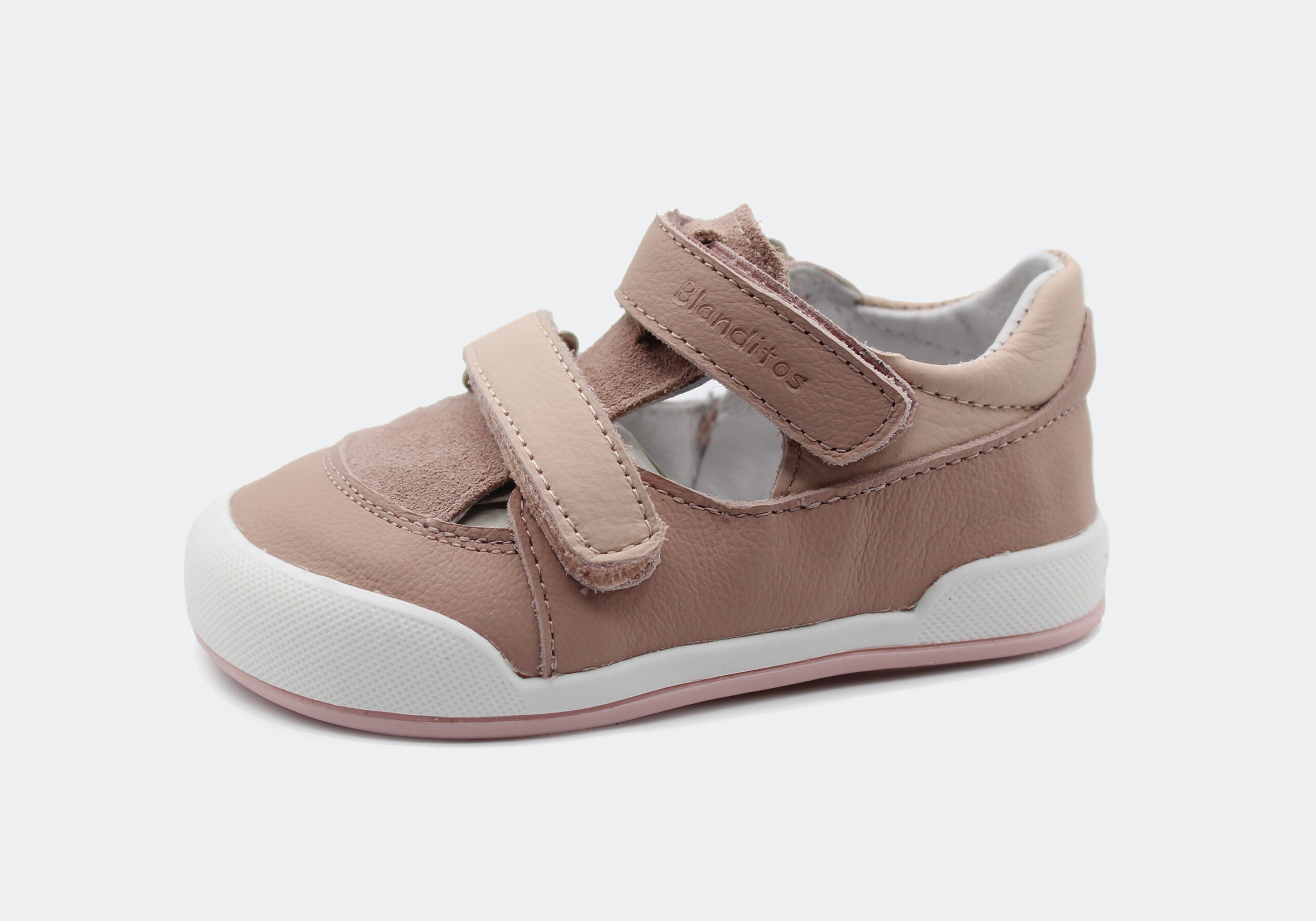 Sandalias que respetan los pies de los niños - Blanditos Popa Rosa