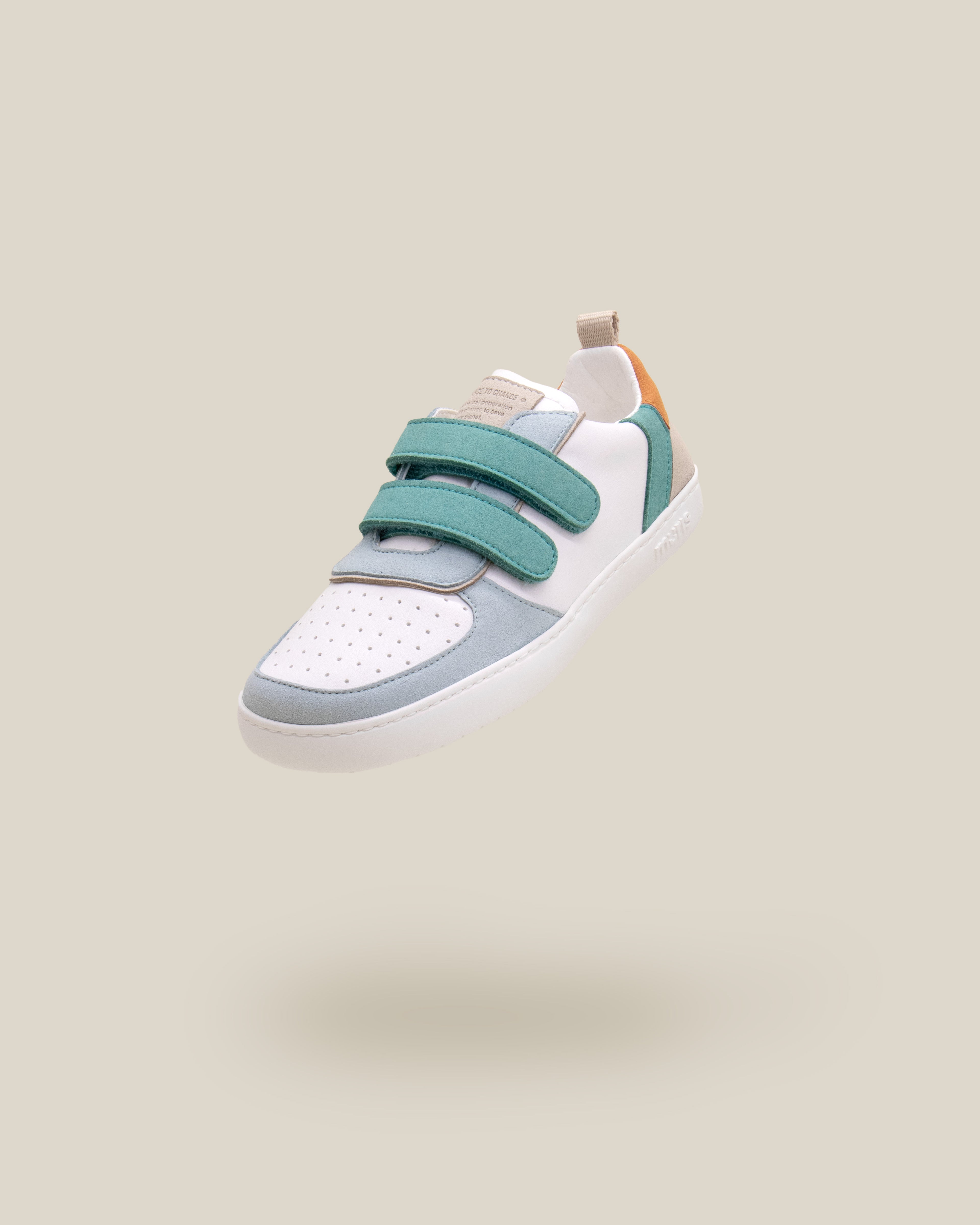 Zapatos descalzos para niños - Muris Petra Junior Azul Turquesa