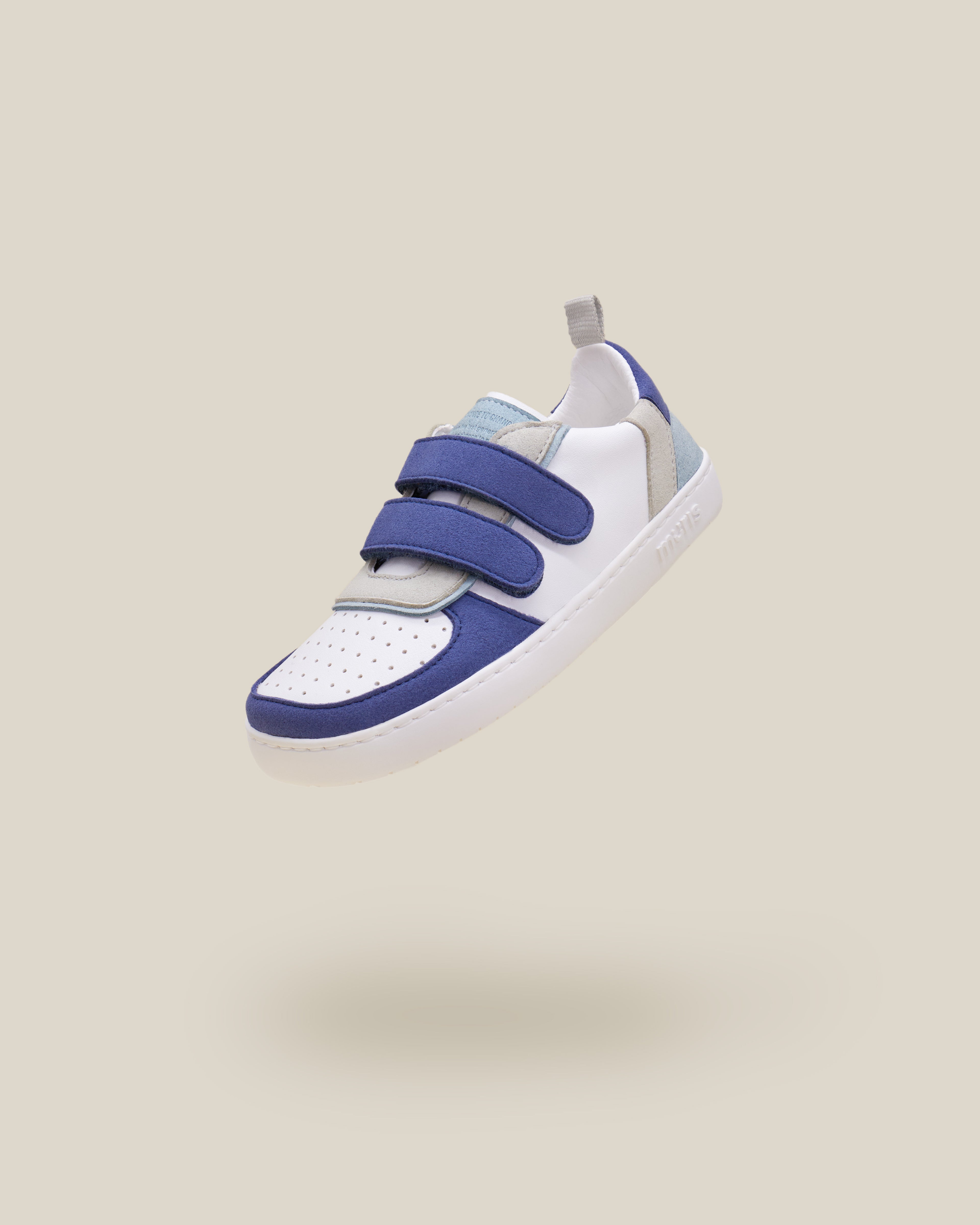 Zapatillas descalzas para niños - Muris Petra Junior Denim Blue