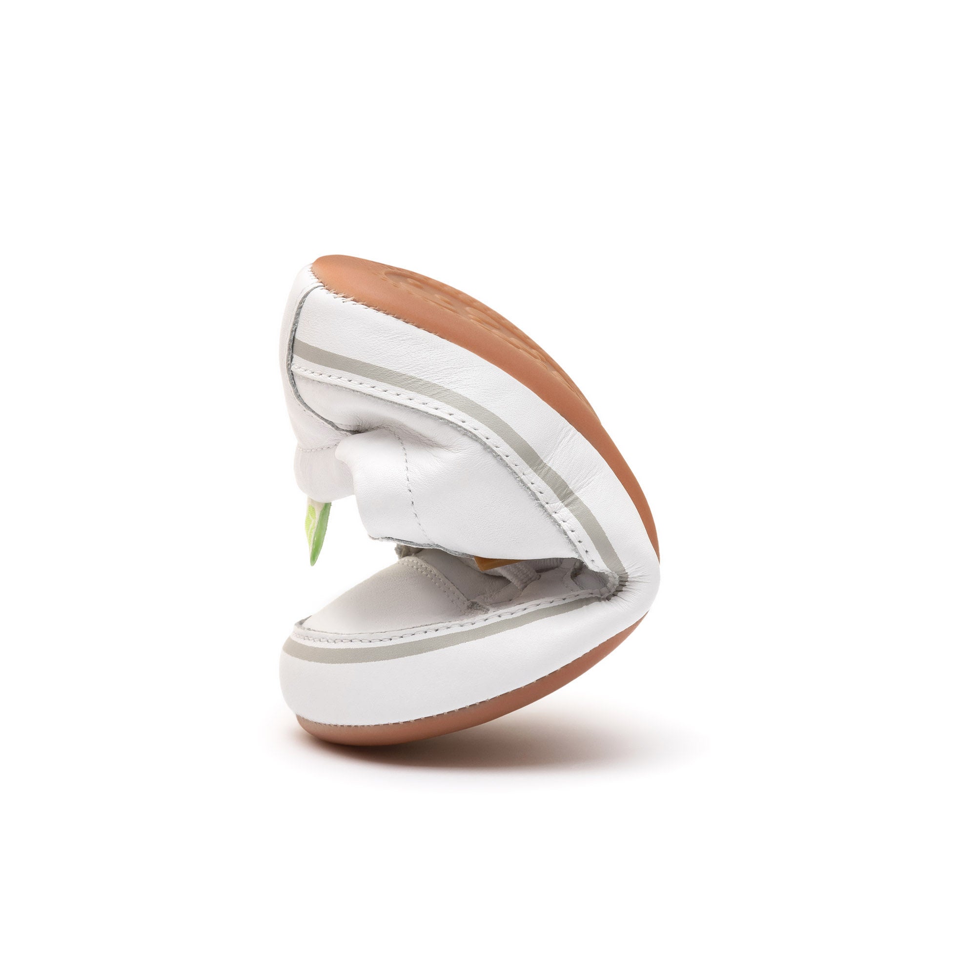 Zapatillas Tip Toey Joey para niños, cómodas para los pies, en blanco divertido