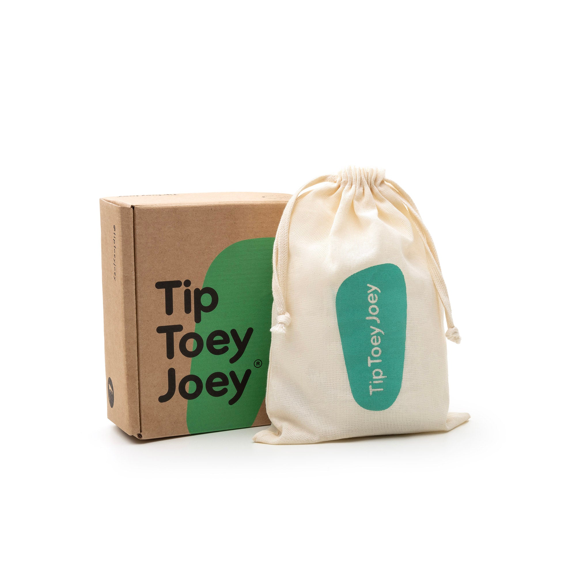 Zapatillas Tip Toey Joey para niños, cómodas para los pies, en blanco divertido