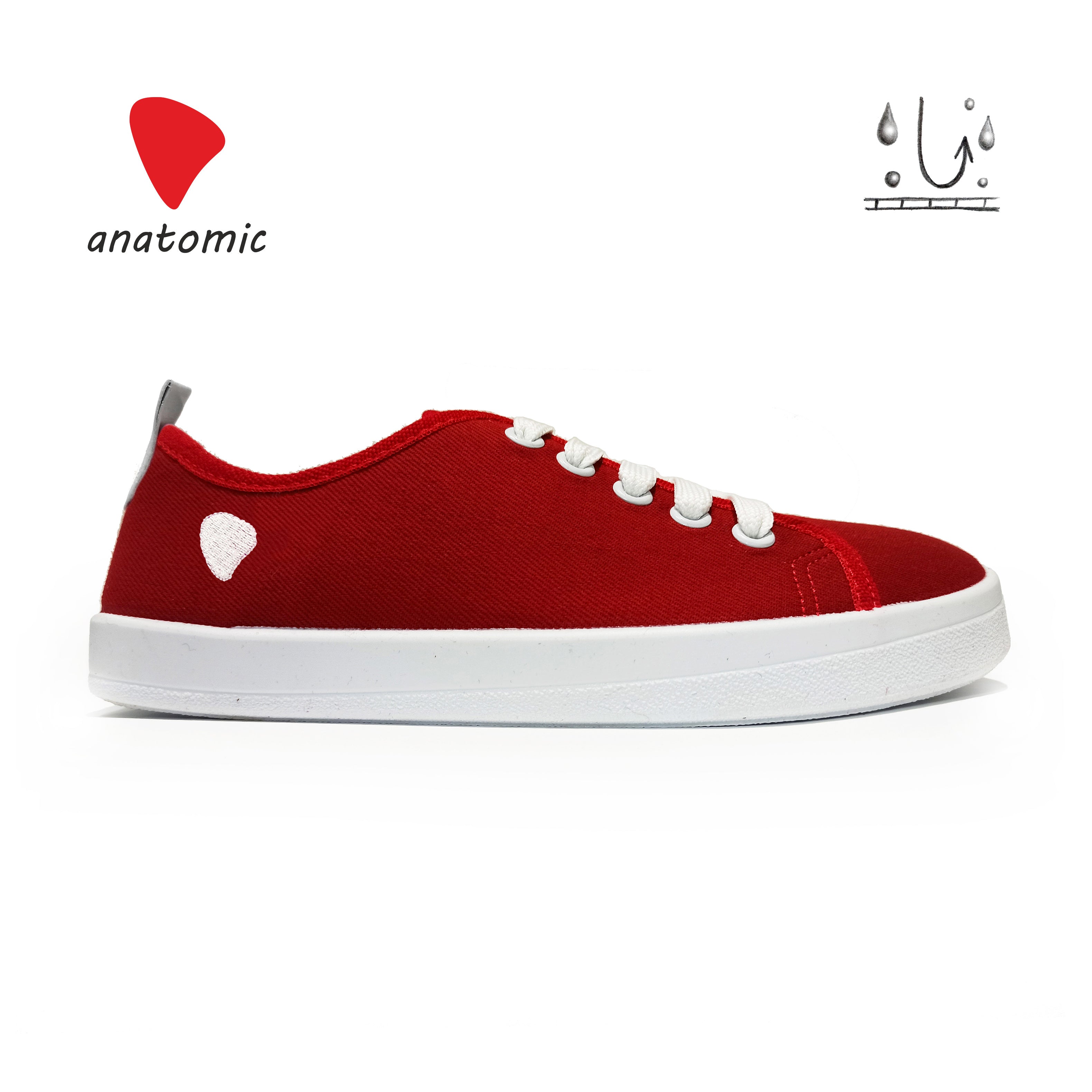 Zapatillas deportivas para adultos Respectful Starter impermeables y repelentes al agua - Anatómicas