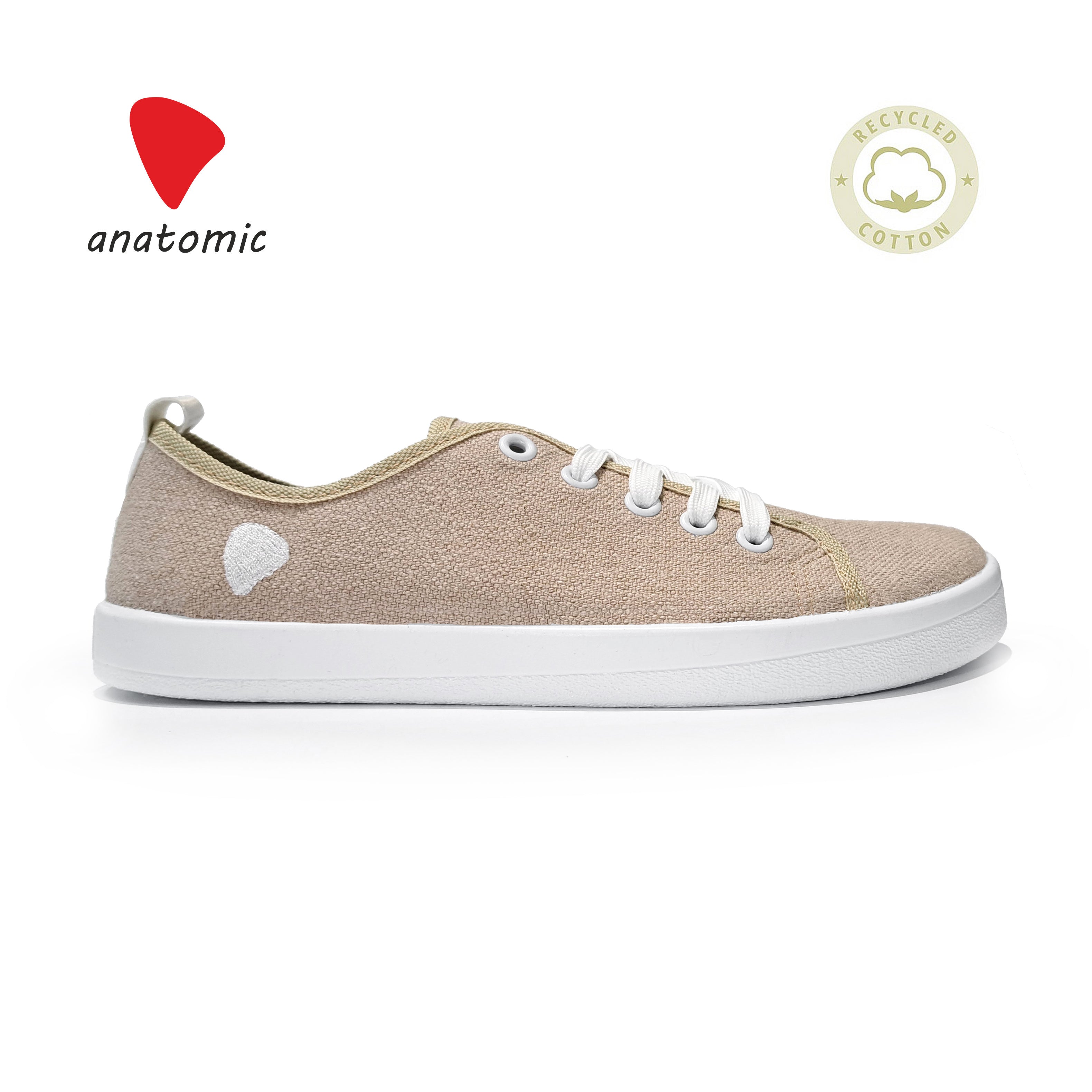Zapatillas deportivas Respectful Starter Eco Beige para adultos - Anatómicas